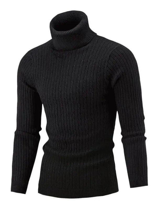 EB | Enger Stretch Herren Pullover mit Rollkragen