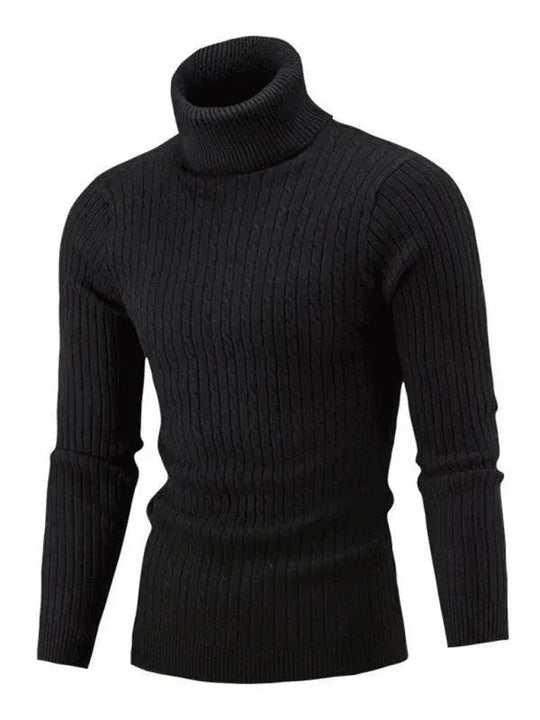 EB | Enger Stretch Herren Pullover mit Rollkragen