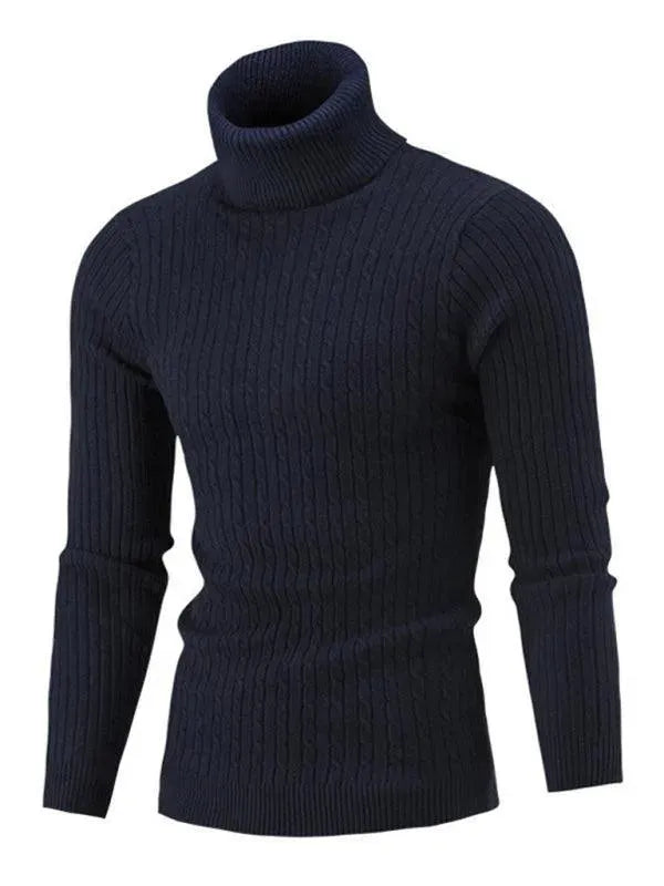EB | Enger Stretch Herren Pullover mit Rollkragen