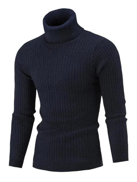 EB | Enger Stretch Herren Pullover mit Rollkragen