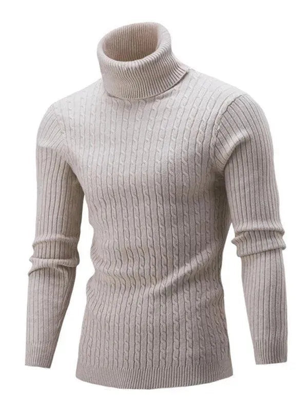 EB | Enger Stretch Herren Pullover mit Rollkragen