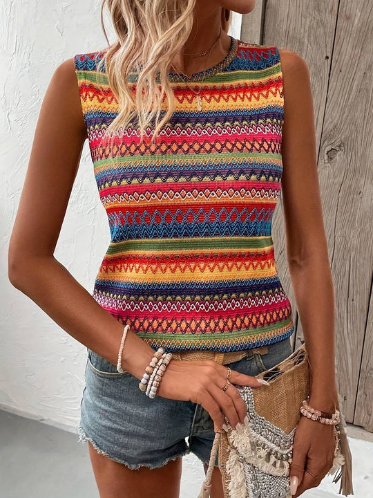 EB | Bunt gestreiftes Tanktop