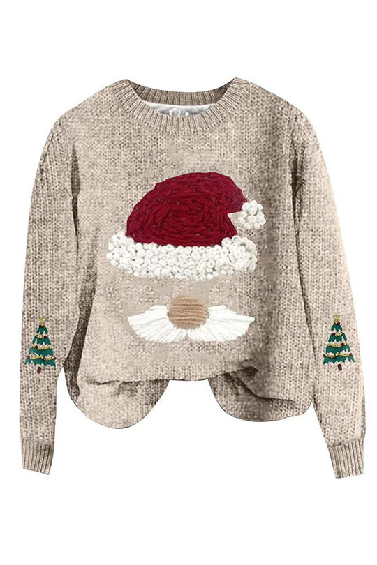 EB | Lockere Passform Weihnachtsstrickpullover