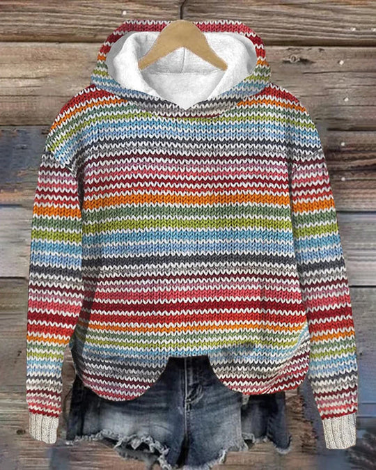 EB | Kapuzenpullover mit farbigen Ärmeln
