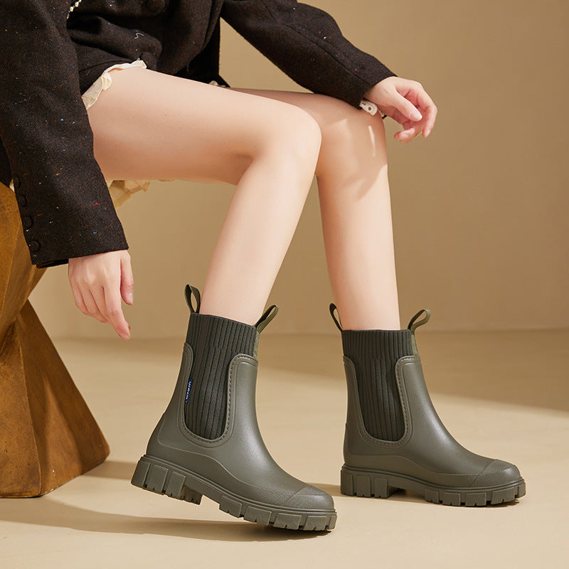 EB | Gummistiefel - Wasserdicht mit Antirutschsohle, Perfekt für Regenwetter