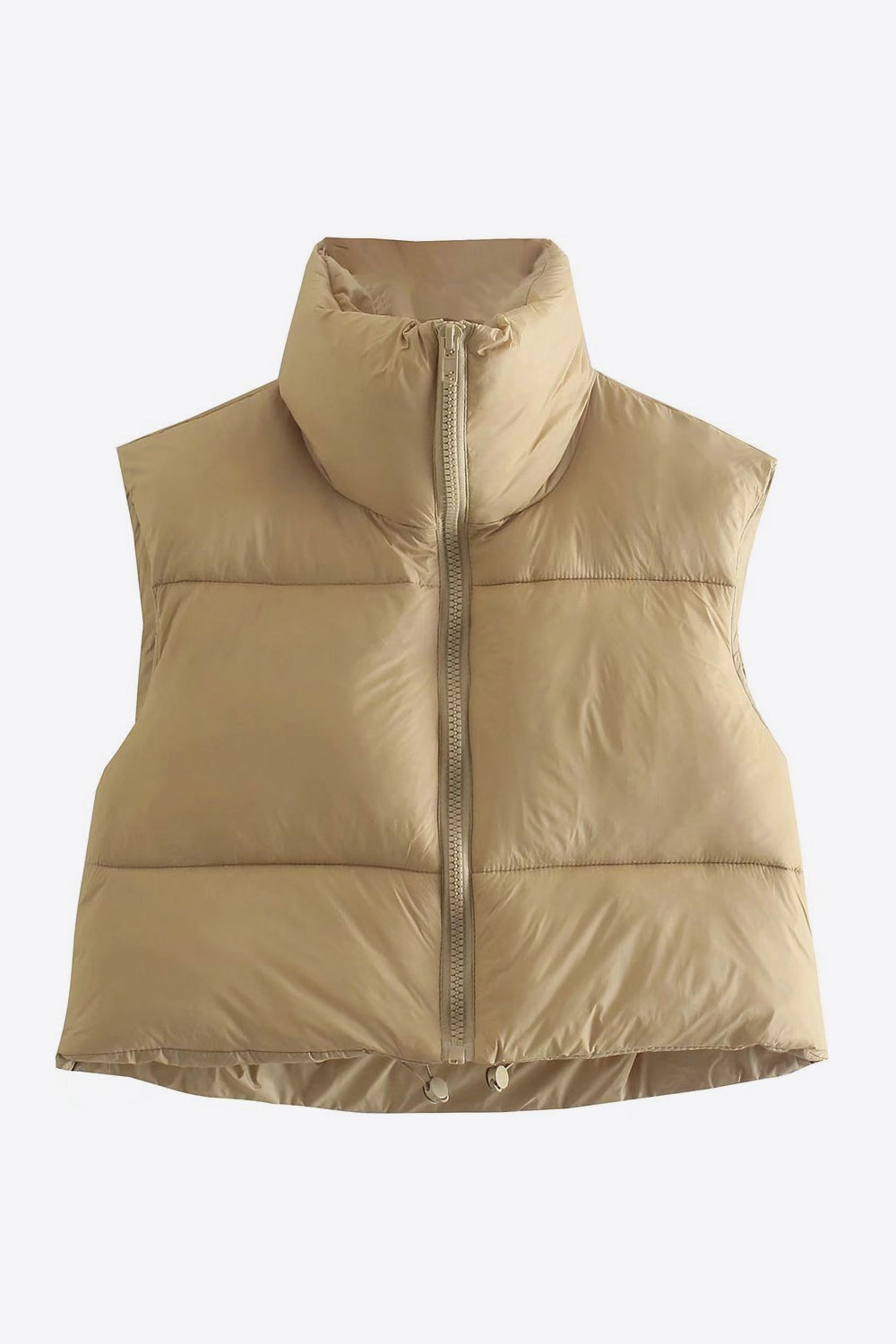 EB | Zip-Up Drawstring Puffer Weste