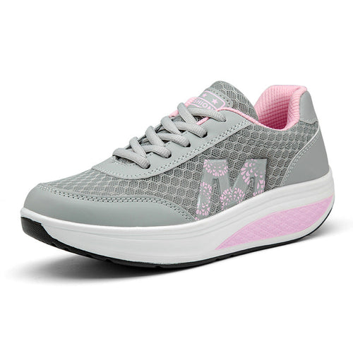 Damen-Plateauschuhe aus Mesh EB EB