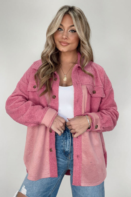 EB | Weiche Hemdjacke mit Knöpfen Polyester Lässig und Trendy