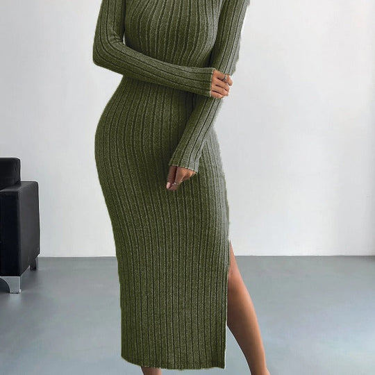 EB | Gestricktes Langes Kleid für Frauen