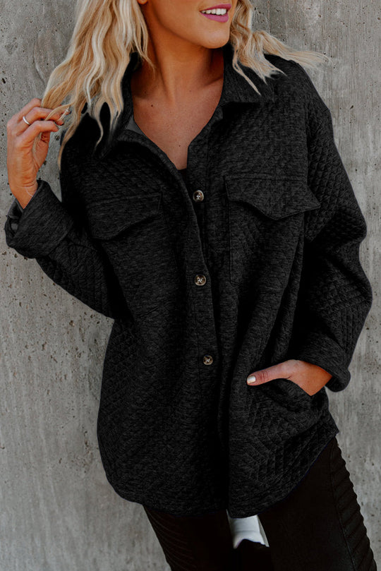 EB | Leichtgewicht Gesteppte Hemdjacke Polyester Komfort und Stil