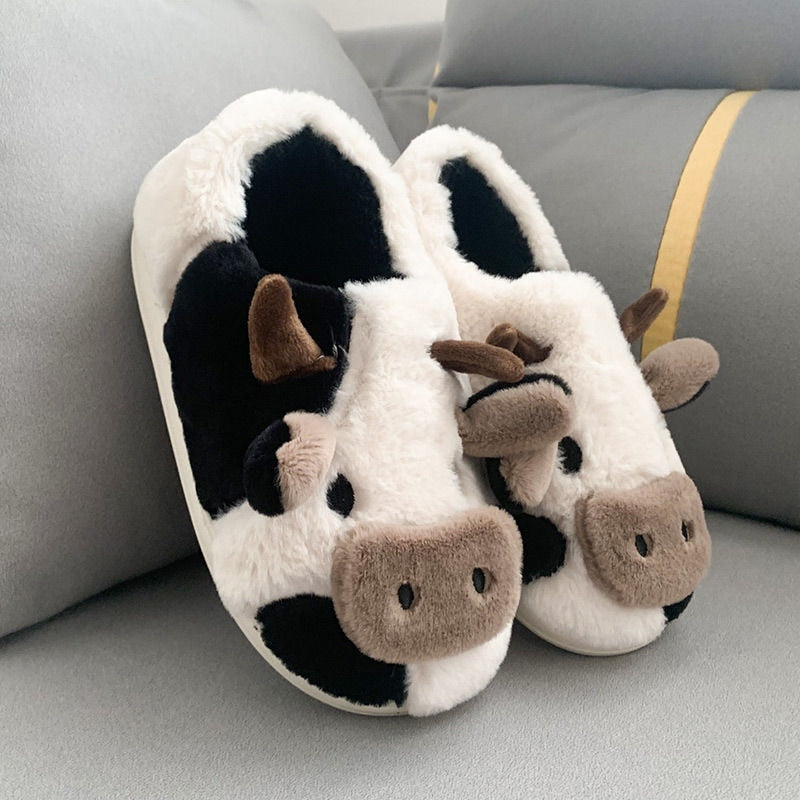 EB | Bequeme Damen Hausschuhe mit Tiermuster