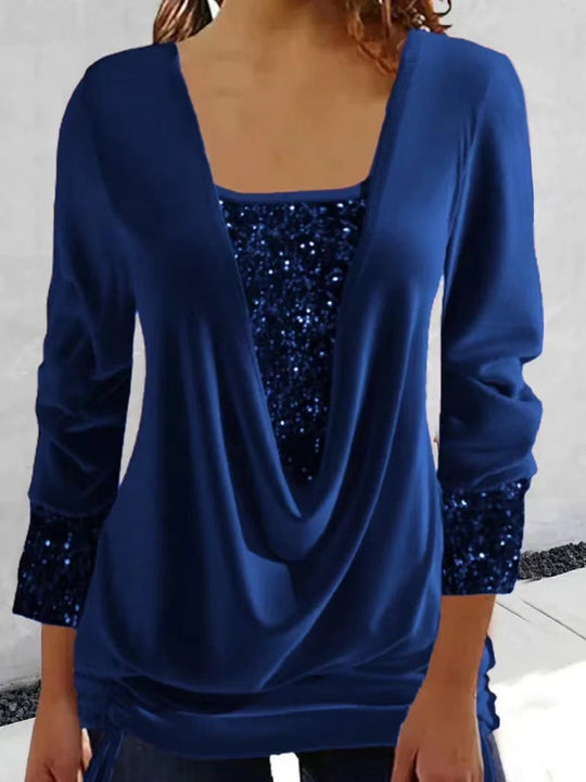 EB | Samt-Glitzer-Top