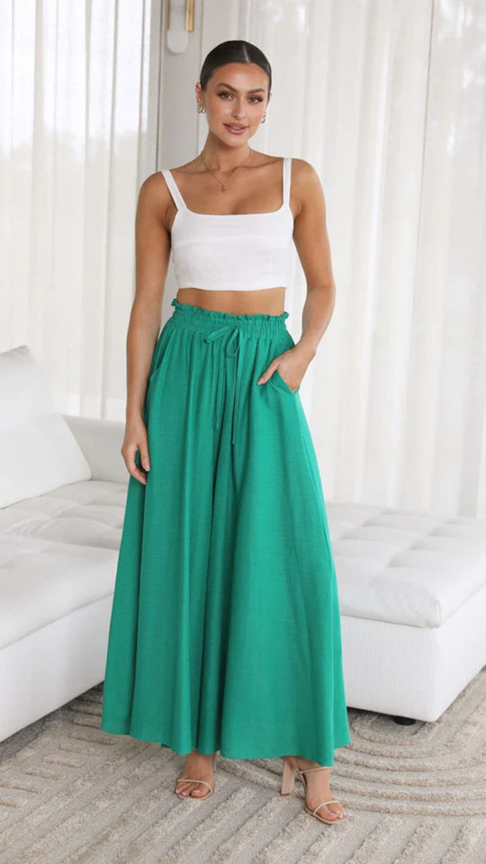 EB | Hose mit weitem Bein und elastischer Taille