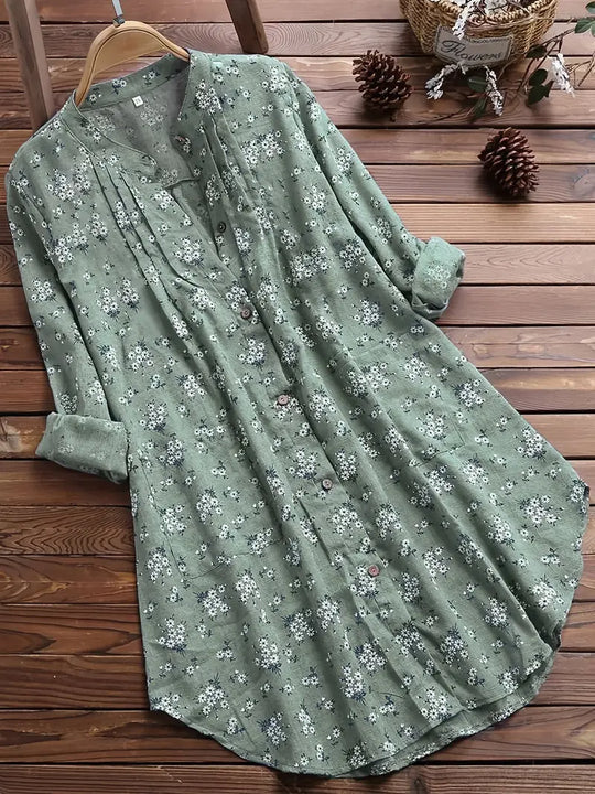 EB-Bluse | Bluse mit Blumendruck für den Sommer