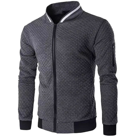 EB | Jacquard Zip-Bomberjacke