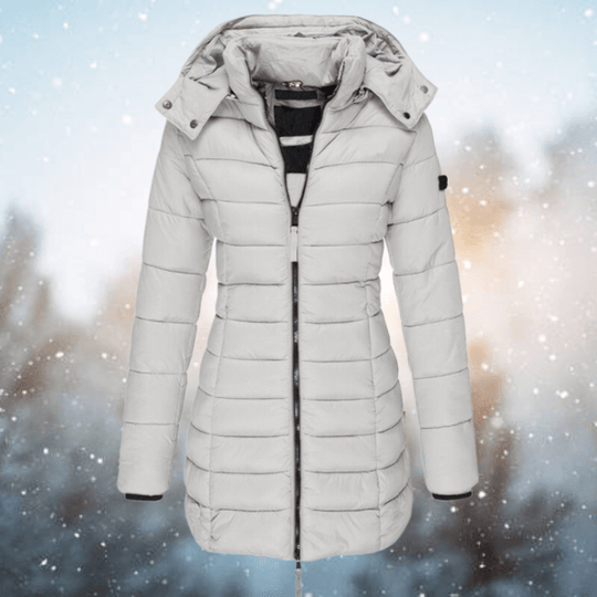 EB | Damen Langjacke Gepolsterte Pufferjacke