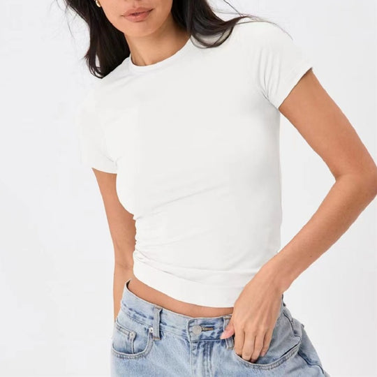 EB | Einfarbiges Slim-Fit-Unterhemd
