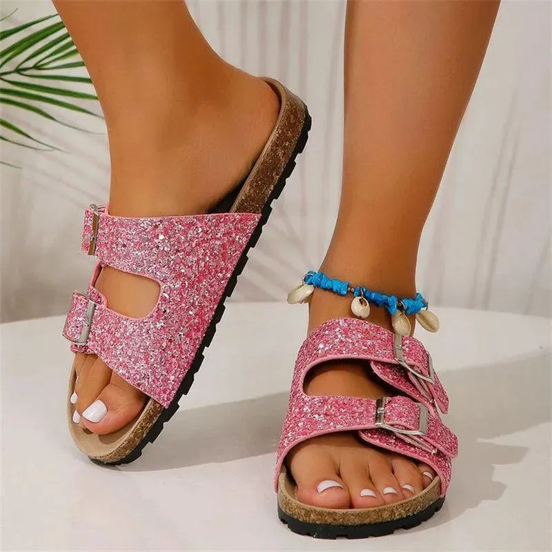 EB | Slippers mit Doppelter Schnalle