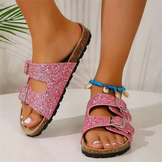 EB | Slippers mit Doppelter Schnalle