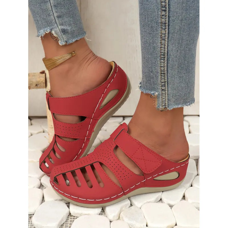 Stilvolle Hollow Wedge Sandalen EB