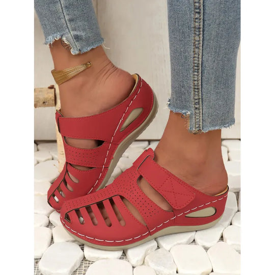 Stilvolle Hollow Wedge Sandalen EB