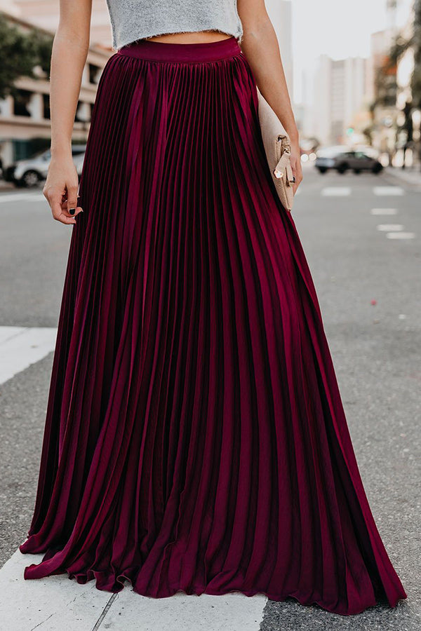 EB | Für Eternity Plissierter Maxi Rock