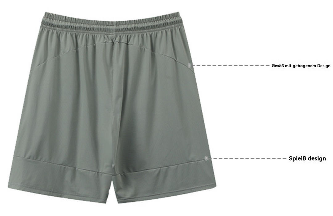 EB | Schnelltrocknende Sportshorts mit reflektierendem Streifen