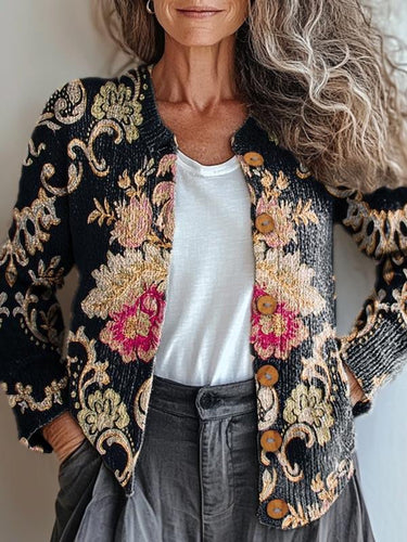 EB | Bestickte Blumenjacke