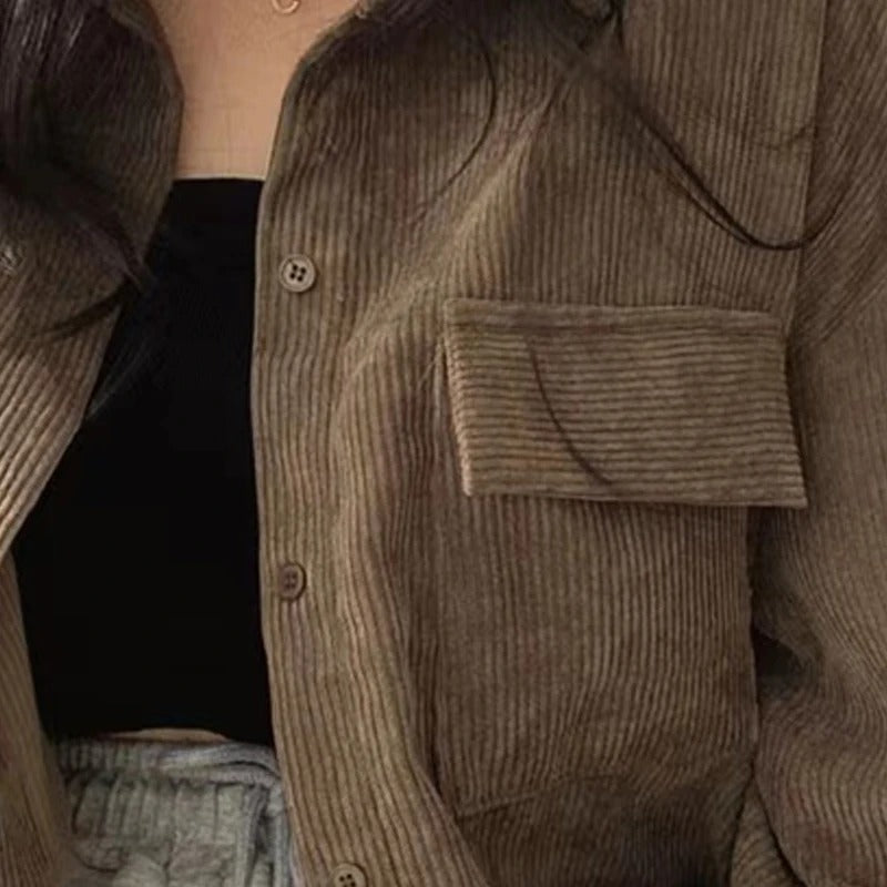 EB | Lässige, Bequeme Cord-Jacke für Den Alltag