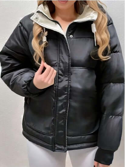 EB | Damen Fleecegefütterte Kapuzenjacke