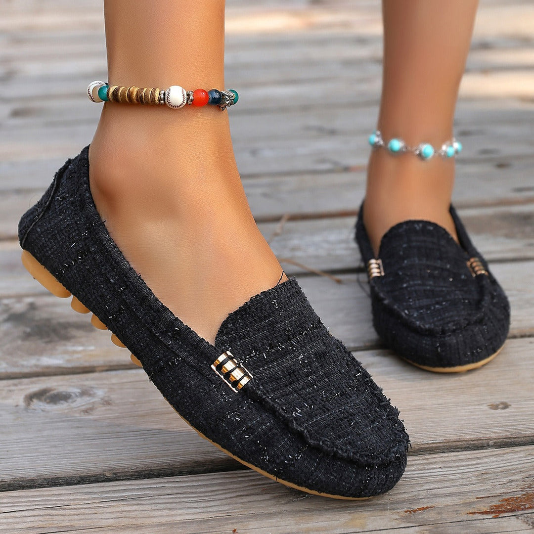 Bequeme Damen-Slipper mit wildem Leopardenprint EB EB