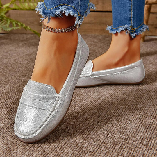 EB | Gommino Flat Crossed Soft Sole Women