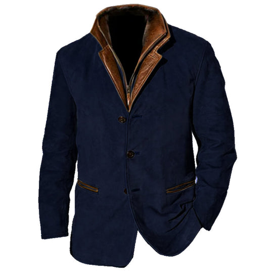 EB | Vintage Vegan-lederjacke für Herren