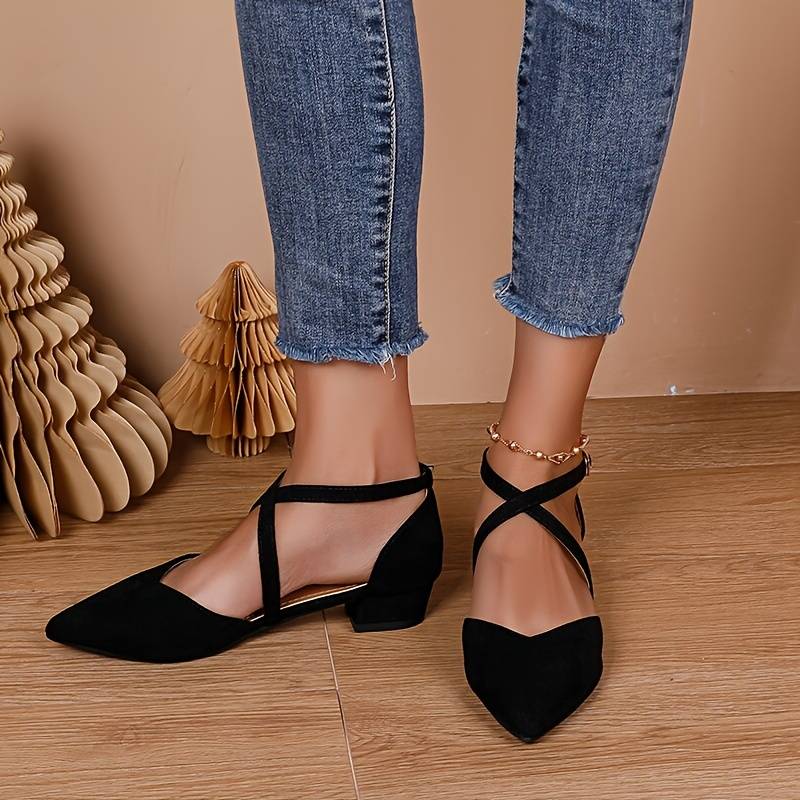 EB | Damen Niedrige Absatz Sandalen Stilvoll