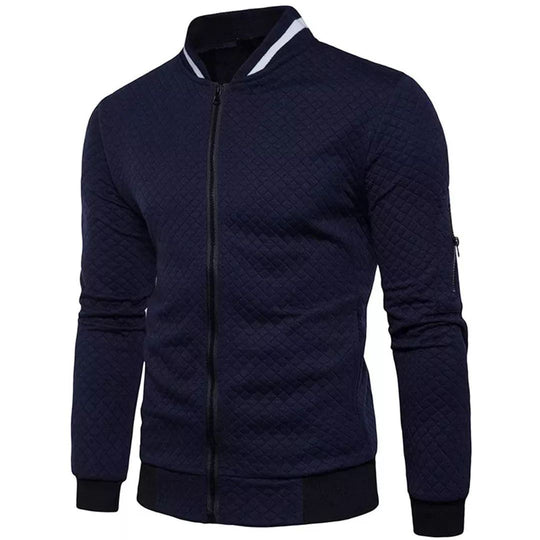 EB | Jacquard Zip-Bomberjacke