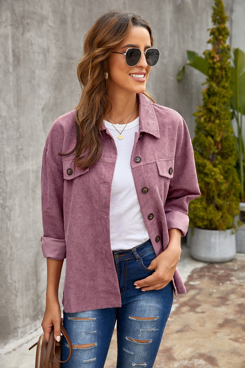 EB | Cordura Langarm Button-Up Shirt Jacke
