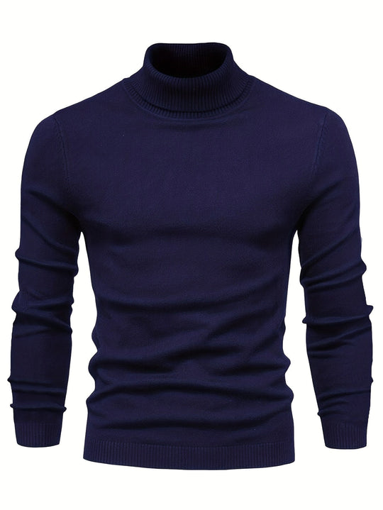 EB | Klassischer Rollkragenpullover Weich und Stilvoll Wollmischung