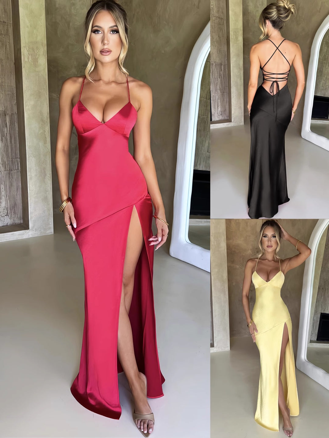 EB | Sexy Kleid mit V-Ausschnitt