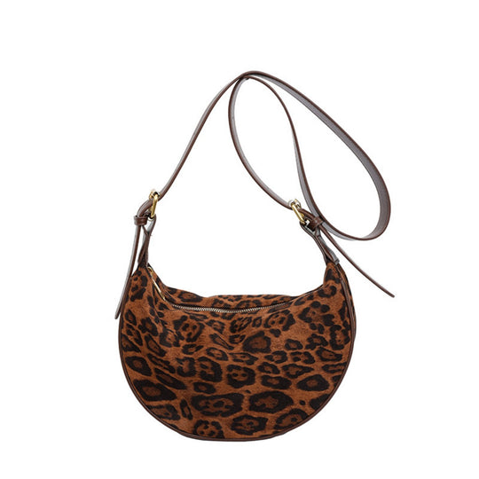 EB | Vintage Umhängetasche mit Leopardenmuster