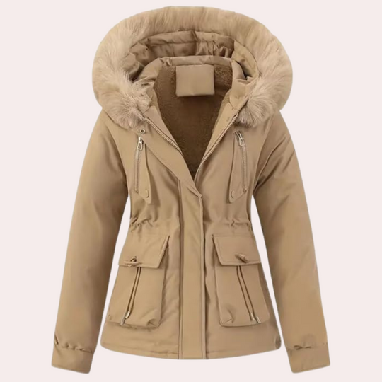 EB | Damen Winterjacke mit Kapuze und Warmfutter