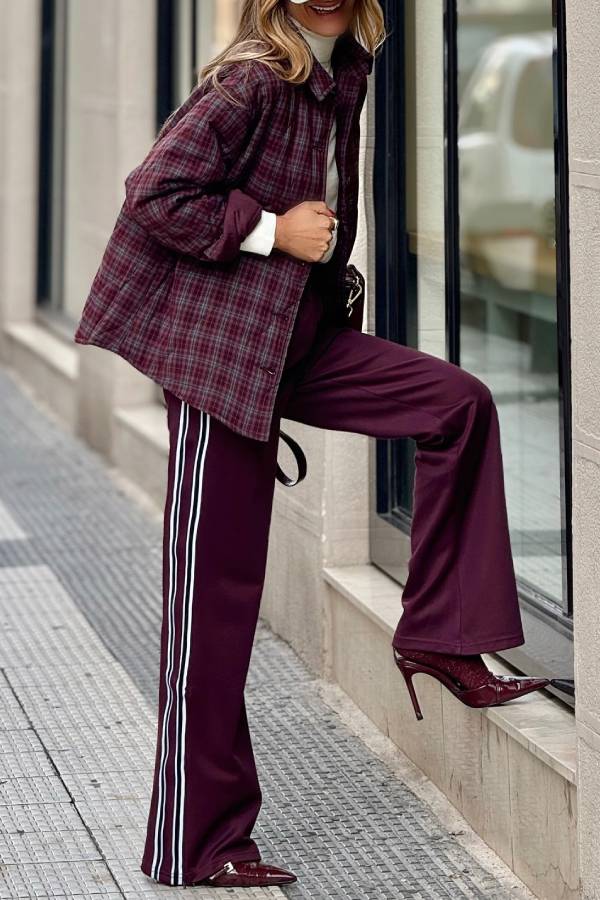 EB | Check Top Warme Jacke