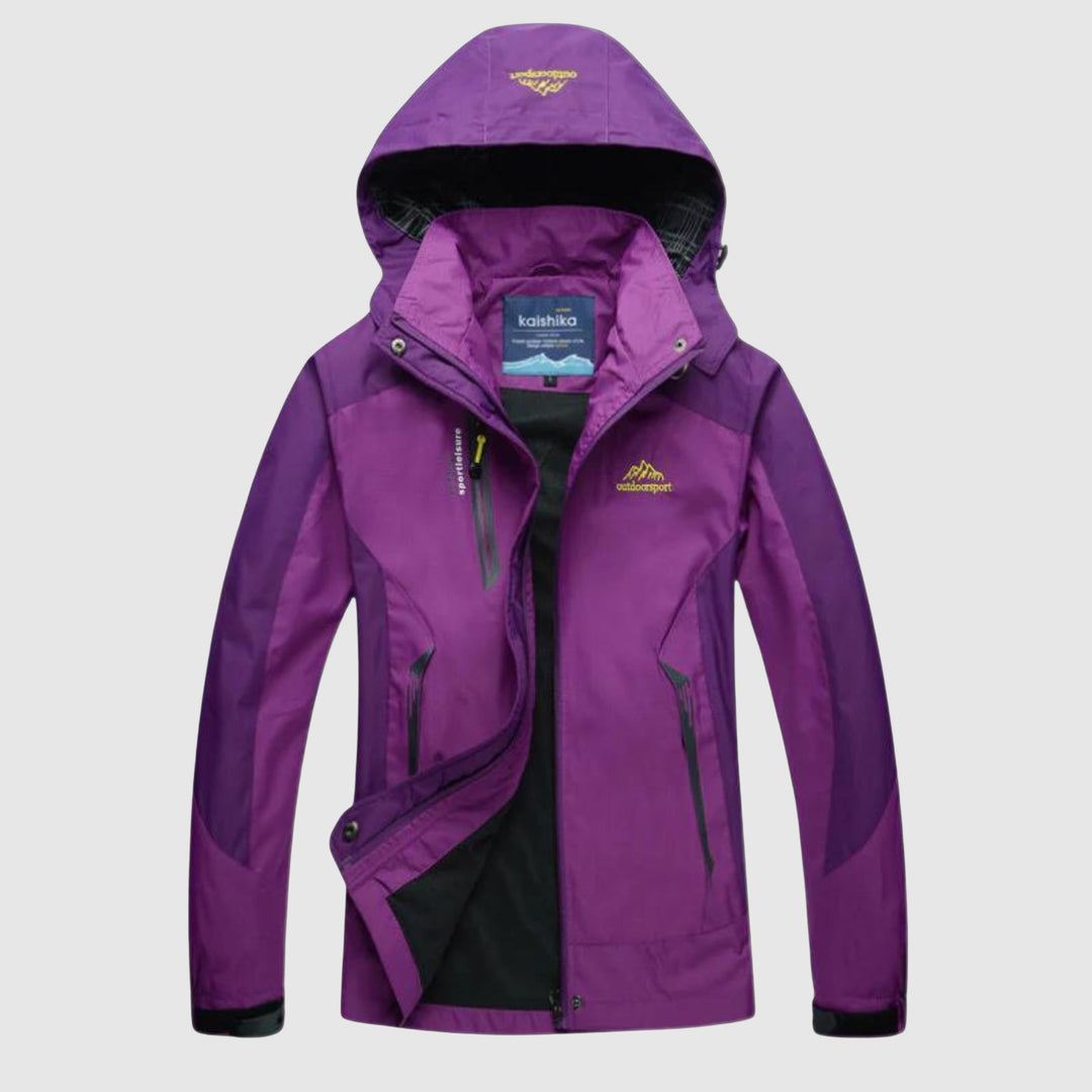 EB | Damen Wasserdichte Outdoor Jacke Mit Kapuze