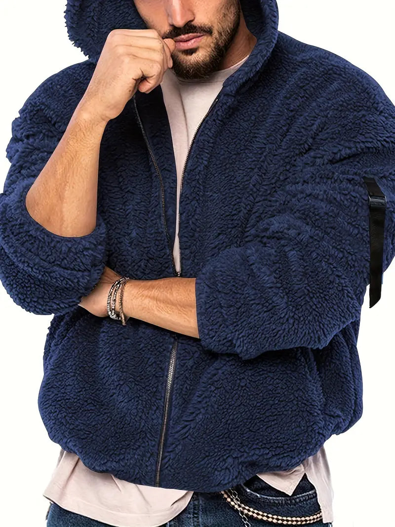 EB Teddyjacke mit Reißverschluss für Männer