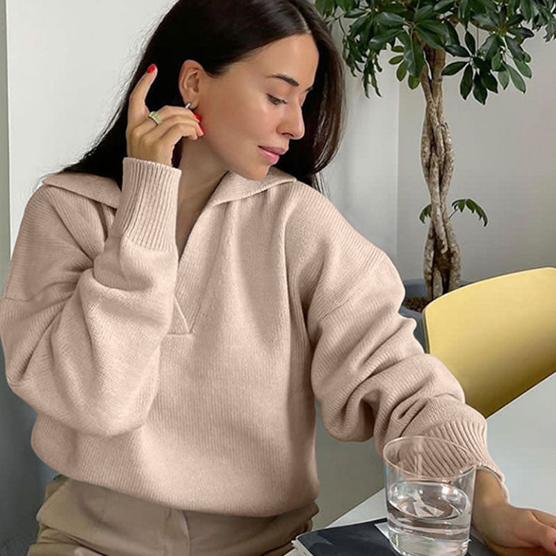EB | Damen V-Ausschnitt Pullover