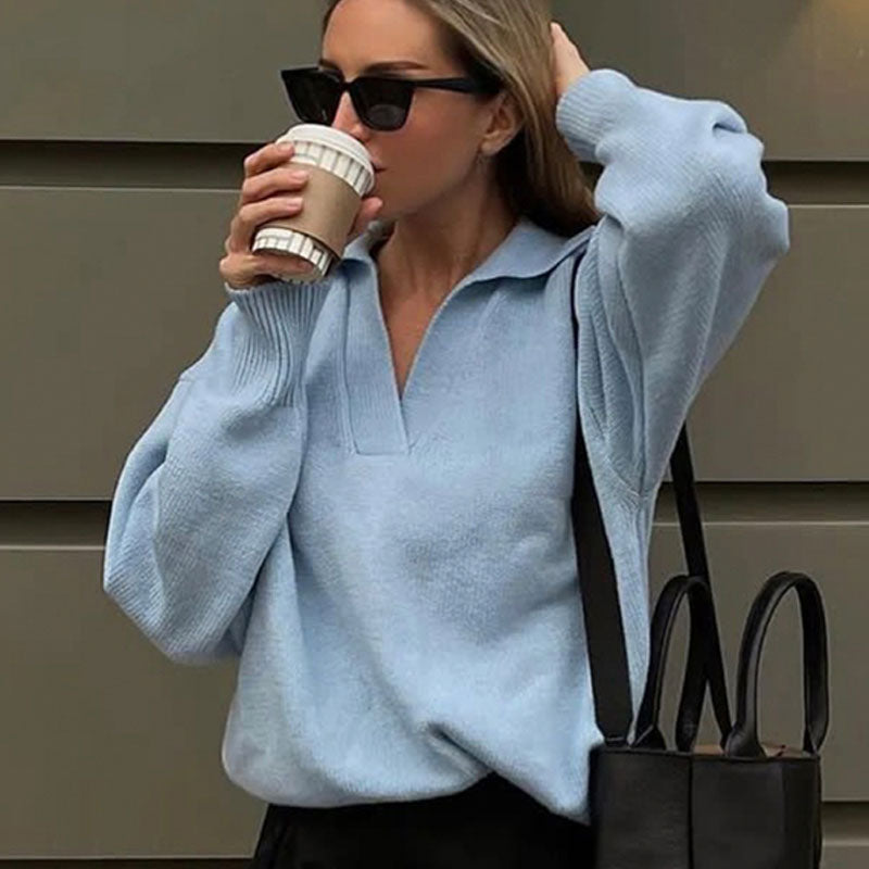 EB | Damen V-Ausschnitt Pullover