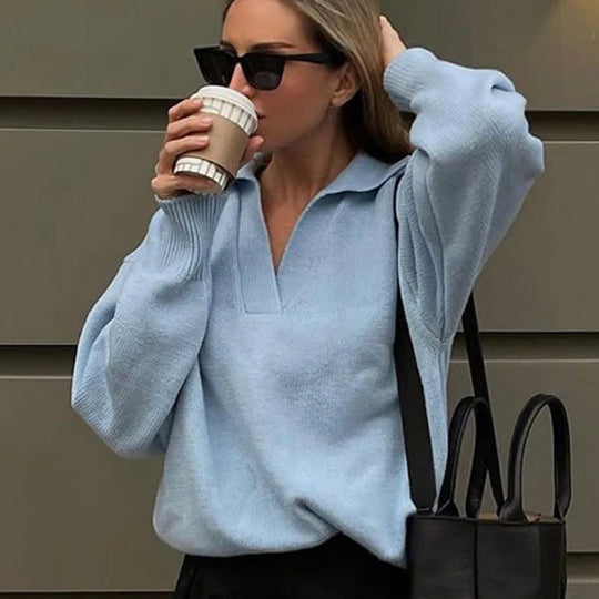 EB | Damen V-Ausschnitt Pullover