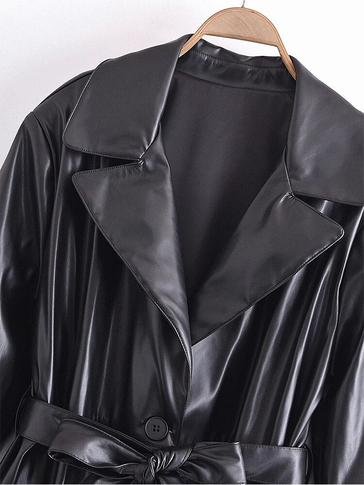 EB | Schicke Kunstlederjacke für Frauen - Stilvoll & Vielseitig