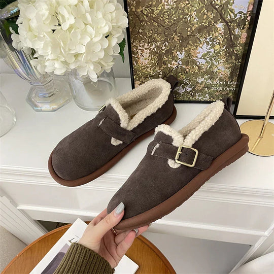 Mikaela Leder Hausschuhe | Warm & Trendy EB