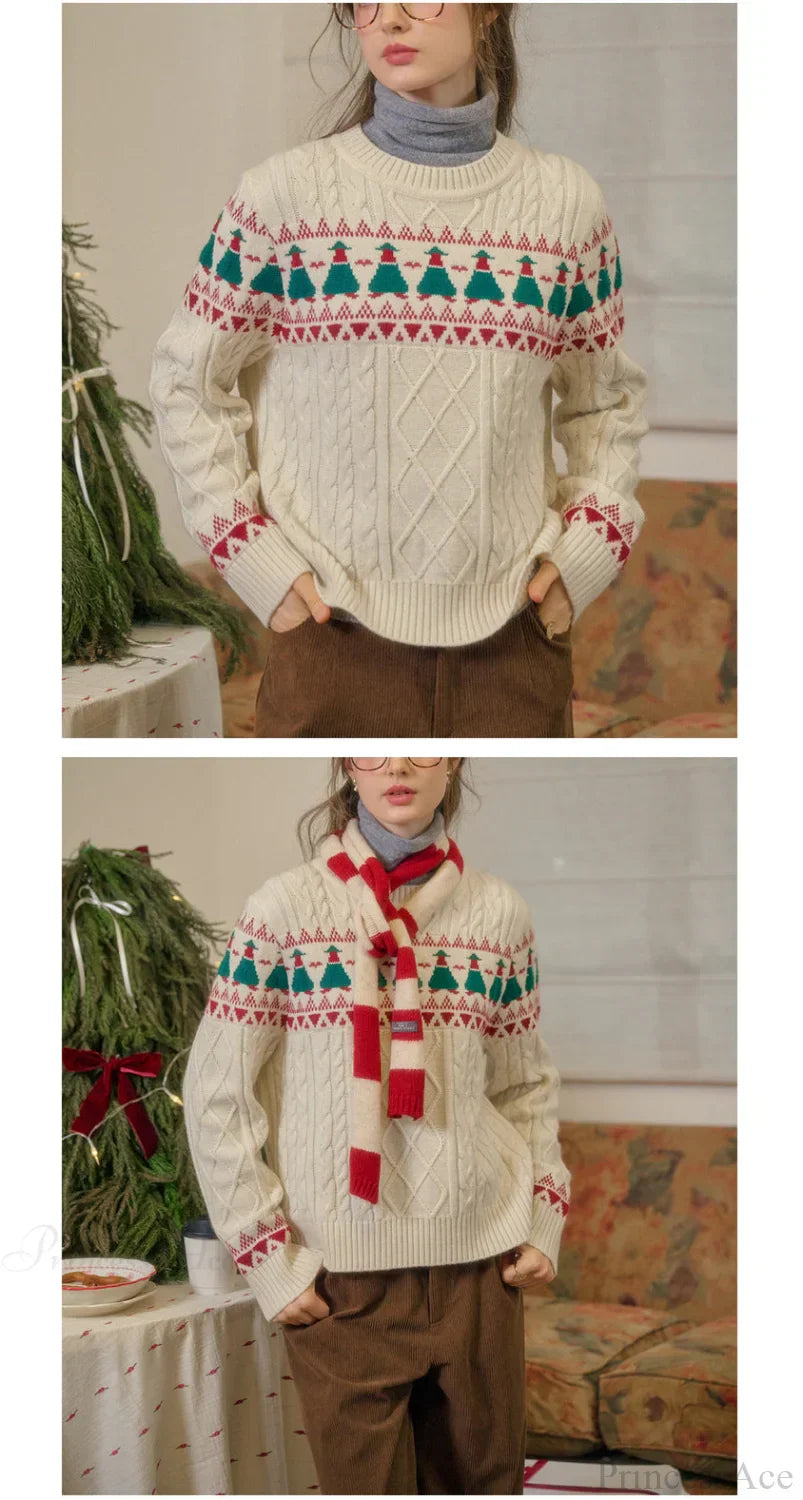 EB | Weihnachtsbaum Vintage Fair Isle Pullover