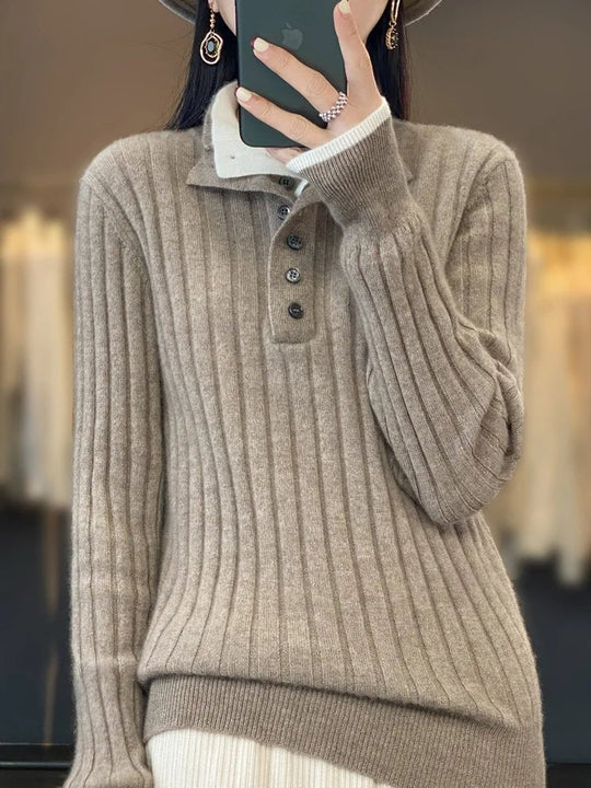 EB | Umlegekragen-Pullover